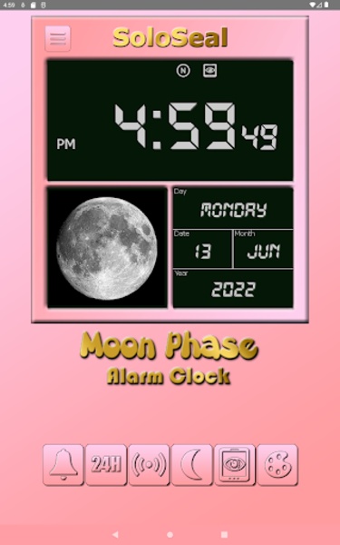 Moon Phase Alarm Clock - Preview 1