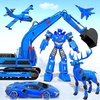 Snow Excavator Robot Car Games screenshot 8