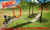 MotoCross Beach Bike Stunt 3D screenshot 10