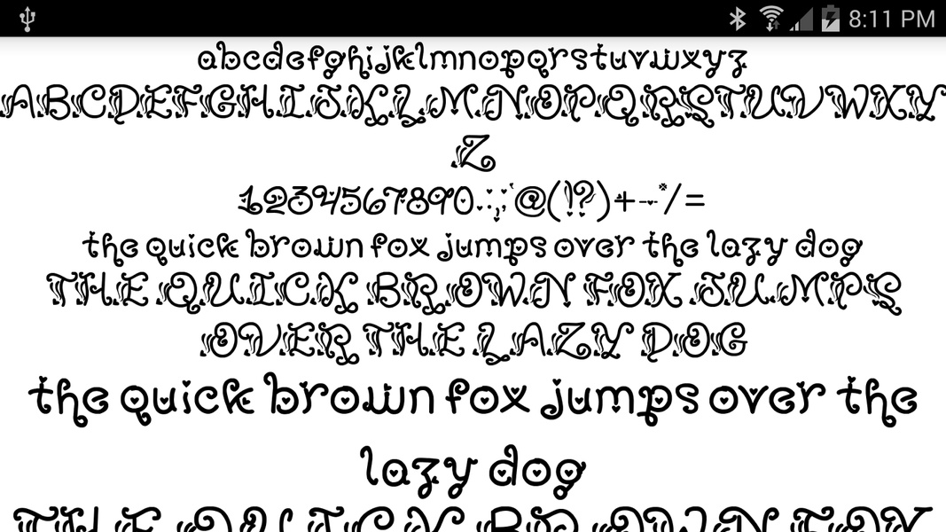 Hearts Fonts 50 - Preview 2