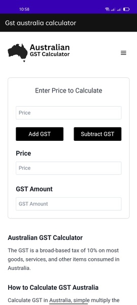 Gst australia calculator - Preview 3