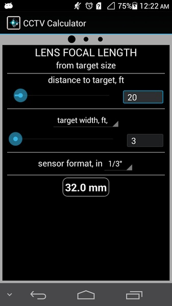 CCTV Lens Calculator - Preview 3