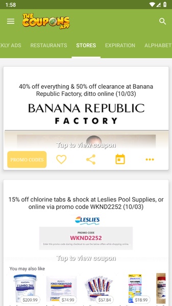 The Coupons App - Preview 3