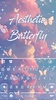 Aesthetic Butterfly Keyboard Background screenshot 1