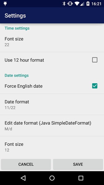 Simple World Clock Widget - Preview 2