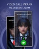 Wednesday Addams – Fake Call screenshot 1
