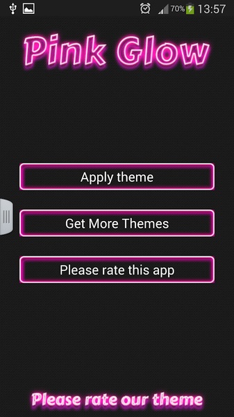 GO Keyboard Pink Glow - Preview 5