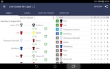 Live Scores for Ligue 1 France screenshot 5