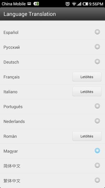 GO Weather EX Hungarian Language - Preview 1