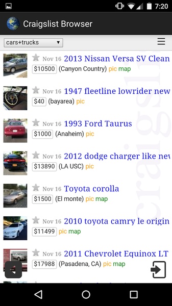 Browser for Craigslist - Preview 3