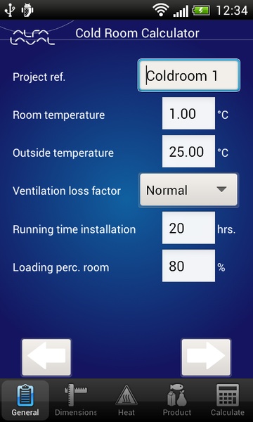 Cold Room Calculator - Preview 6