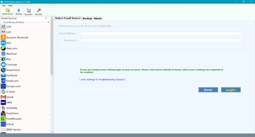 Email Backup Software screenshot 1