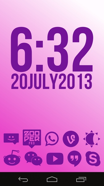 Stamped Purple Icons - Preview 2