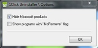 1Click Uninstaller screenshot 1