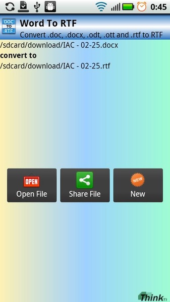 Convert Word To RTF - Preview 2
