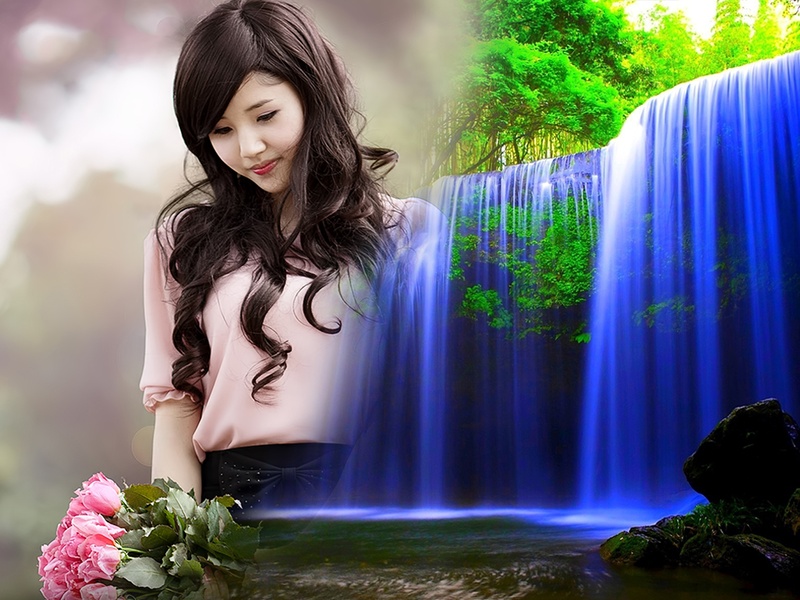 Waterfall Photo Frame - Preview 2