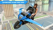 Flying Bike Game Stunt Racing screenshot 2