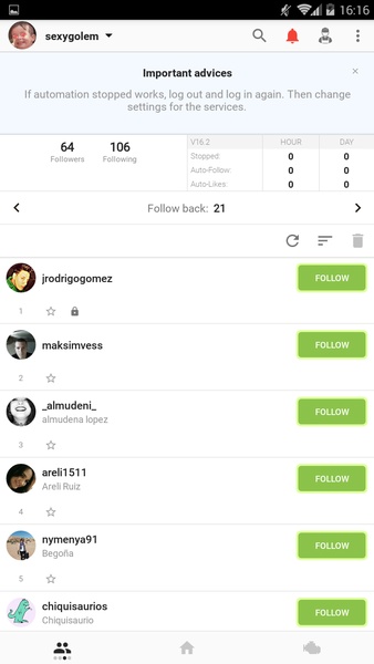 Followers Assistant - Preview 3