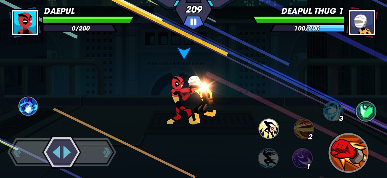 Stickman Fighter Infinity - Super Action Heroes - SnaFrancisco All Levels  (Android) Gameplay 