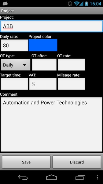 Timesheet - Preview 3