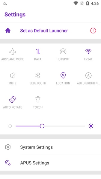 APUS Launcher Pro - Preview 3
