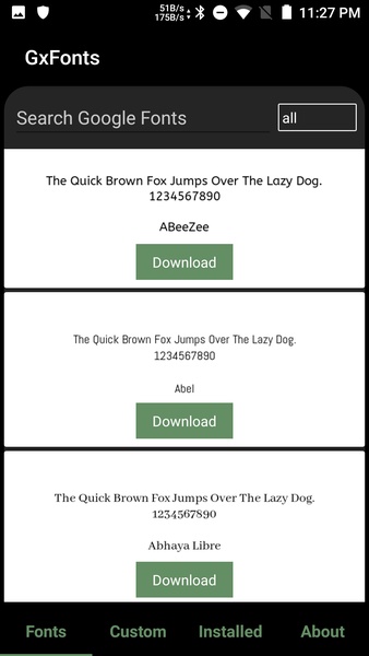 GxFonts - Custom fonts for Samsung Galaxy - Preview 4