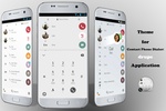 Flat White Phone Dialer Theme screenshot 6