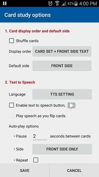 Flashcards Buddy Demo - Preview 2