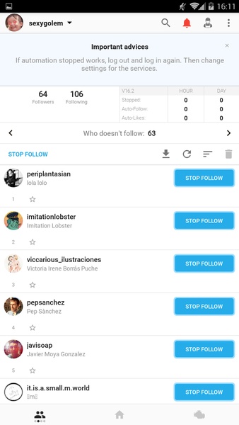 Followers Assistant - Preview 2