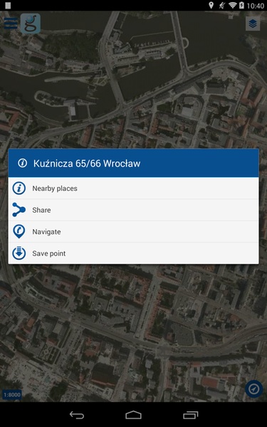 Geoportal Mobile - Preview 2