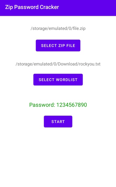 Zip Password Cracker - Preview 1