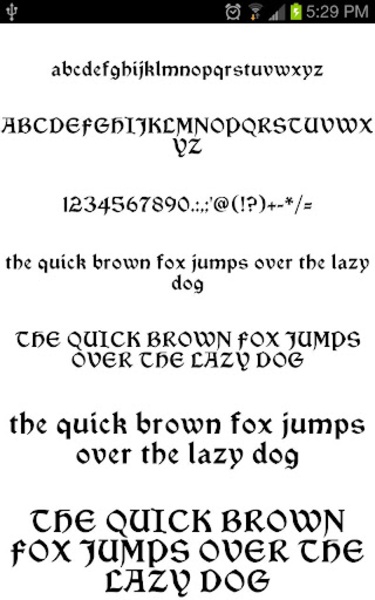 Goth Fonts - Preview 5