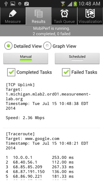 MobiPerf - Preview 5