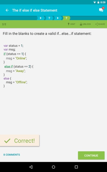 Learn JavaScript - Preview 3