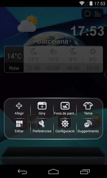 Catalan package for Next Launcher - Preview 2