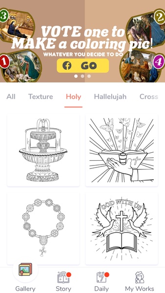 Bible Coloring - Preview 1