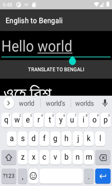 English to Bengali Translator - Preview 3