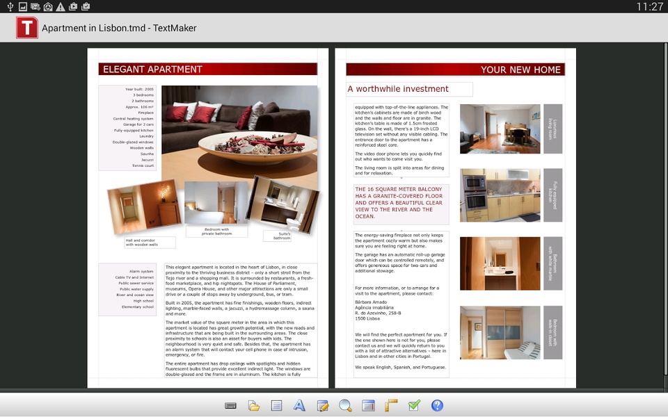 TextMaker Mobile Free - Preview 2