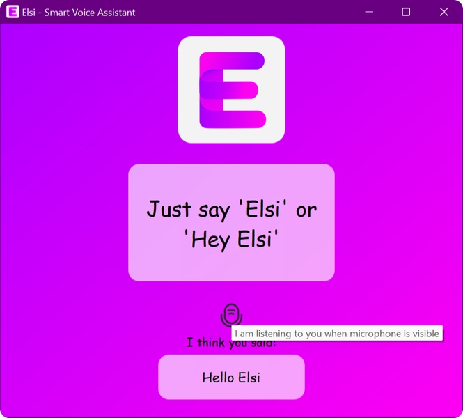 Elsi - Smart Voice Assistant for Windows - Download it from Uptodown for  free