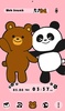 Cute Wallpaper Bear and Panda Theme screenshot 4