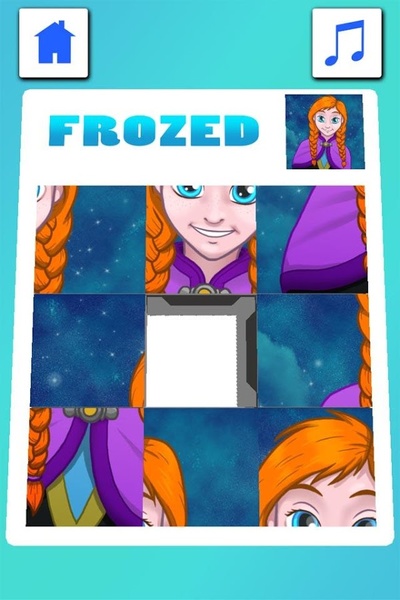 Slide Puzzle Frozen - Preview 1