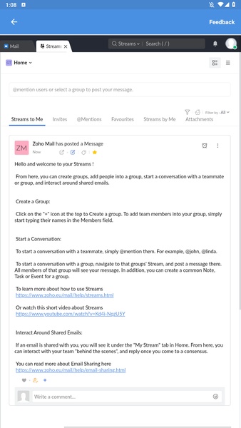 Zoho Mail - Preview 7