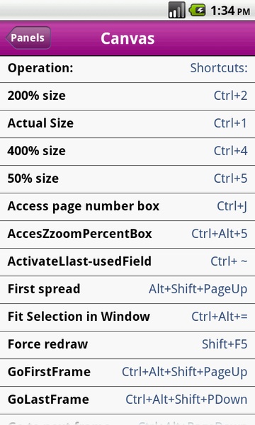 Shortcuts for InDesign - Preview 1