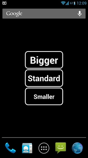 Big Font Widget - Preview 3