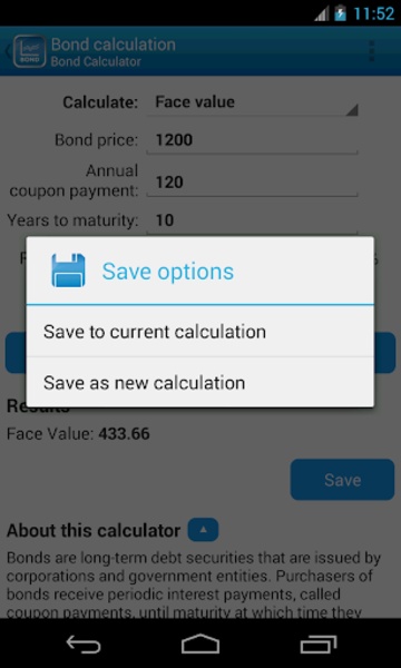 Financial Calculators Free - Preview 12