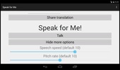 Speak for Me screenshot 1