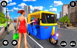City Rickshaw Game: Car Games screenshot 6