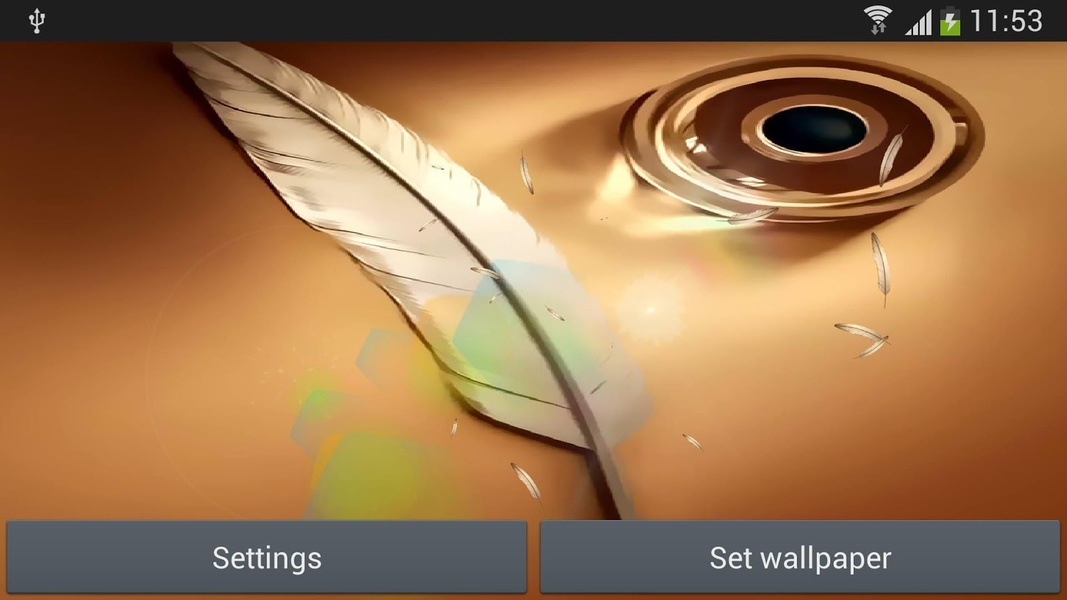 Feather Fly Live Wallpaper - Preview 4