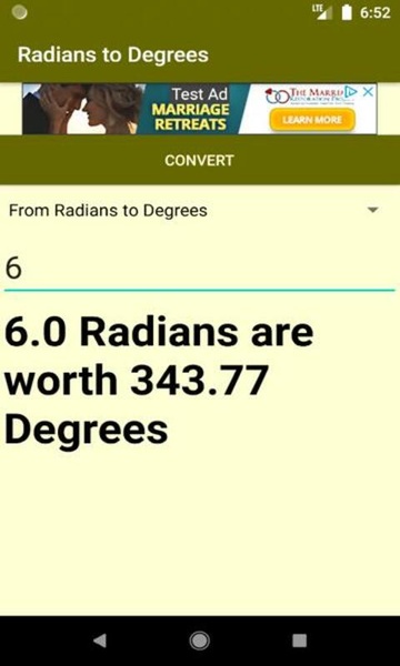 Converter Radians to Degrees - Preview 3