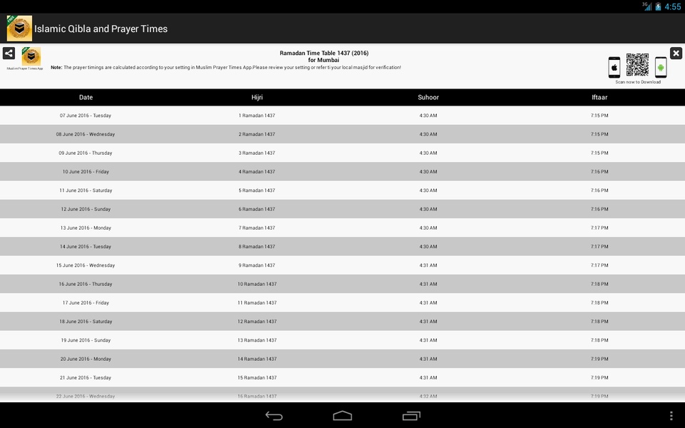 Islamic Qibla and Prayer Times - Preview 8